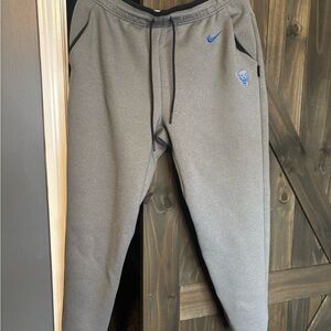Nike Pitt Panthers Team Issue Gray Joggers Sweatpants